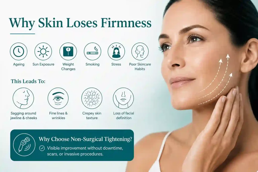 What Makes Skin Lose Firmness and Why Do People Seek Non-Surgical Tightening Earley?